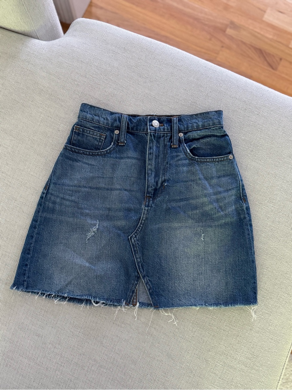 Denim Mini Skirt